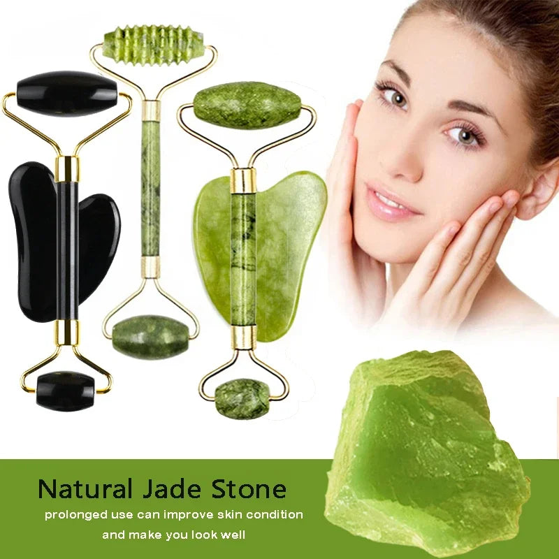 Rouleau de jade pierre naturel